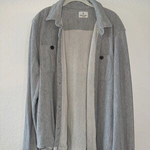 Men's Classic Gray Shirt Jacket
